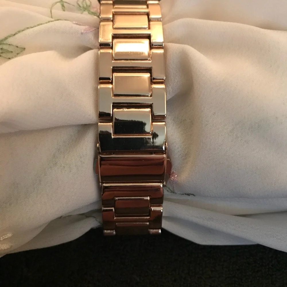 BKE Rose Gold Crystal Accent Women's Watch